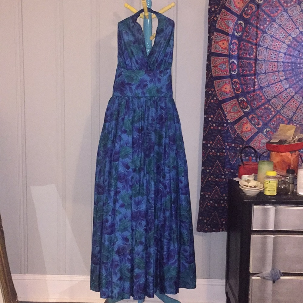 Halter top gown  handmade/ perfect condition
